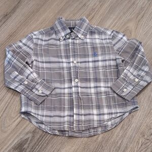 Ralph Lauren Gray Plaid Shirt